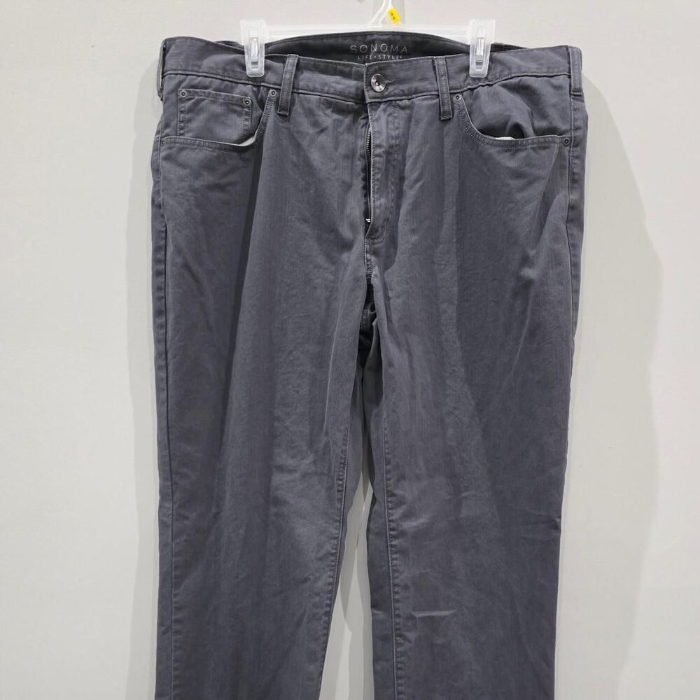 Sonoma-goods-for-life Men's Grey and Black Trousers